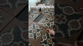 Beautiful mosaic tile floor 2025 | Bevis Home