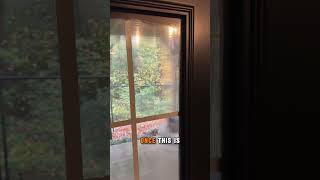 Pro tip: skip the tape struggle when painting glass doors! 🎨 #protips #paintinghack #raybanmeta