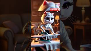 Mummy Cat Iron Cloth #cat #cuteanimal #funny #cutecat #cartoon #viralcats #kitten #catlovers #fyp