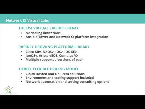 NetworkCi Demo