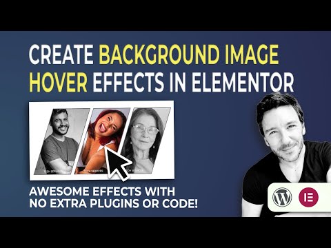 How to make Background Image Hover Effects in Elementor