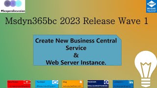 How Do I Create a Server Instance & Web Server Instance in msdyn365bc?
