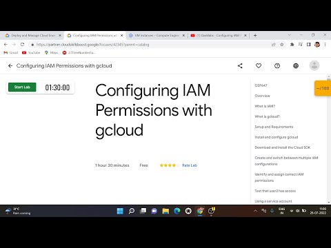 Configuring IAM Permissions with gcloud | Qwiklabs