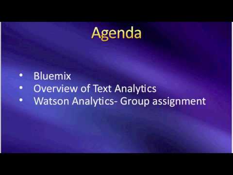 DATA 650 NLP, Watson Cognitive