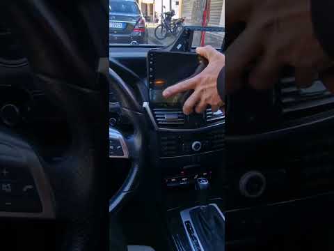 Installing car radio Android 9inch in Mercedes Benz E class w212.
