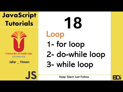 JavaScript Loop Tutorial Part-01