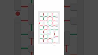 Two-Color Maze 🎨 Swipe and match the colors 🌈 #puzzle #freepuzzlegame #puzzlesolving