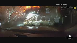 Shocking new video shows home explosion in Arlington, Virginia