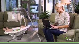 Meet the InLighten Cradling Swing from Ingenuity