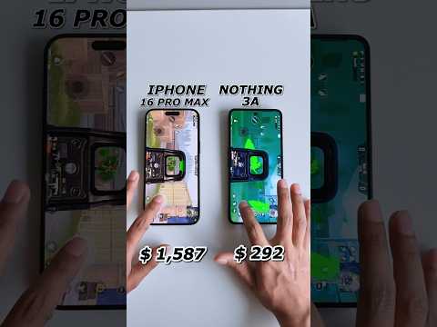 Nothing 3a vs iPhone 16 Pro Max – $292 vs $1587 Smartphone Battle! Who Wins in 2025?