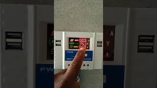 PWM solar charging controller working #shorts #youtubeshorts #mrfahidelectricdiy