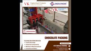 Flow Warp Machine I packaging machine I Food packing solutions I V K Engineering I Chocolate Packing