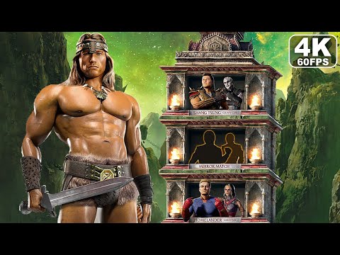 Mortal Kombat 1 Conan Klassic Tower Gameplay MK1