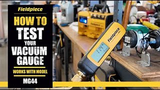 How to Test Your Wireless Vacuum Gauge | MG44