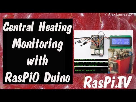 RasPiO Duino Central Heating Monitor