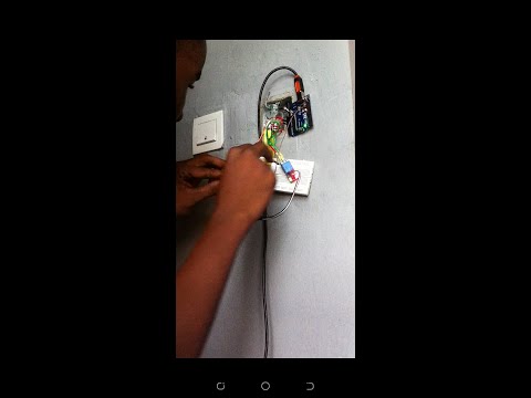using a mobile phone to control a light bulb