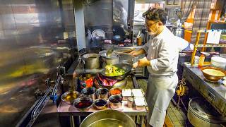 ワンオペ厨房ぶん回し！ボリューム満点中華を求めて常連殺到する町中華の一日。