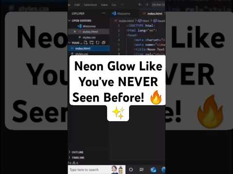 "Neon Text That GLOWS! Watch Till the End! ✨🔥 #Shorts"