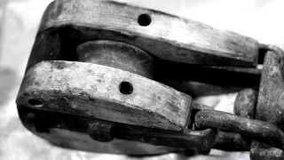 Vintage Crosby Pulley Block and Tackle / Snatch Block