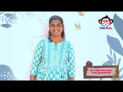 100Marks - Youtube Channel Promo | Mathematics | 12th and Engineering  - by Ms.V.Glory Cornelius