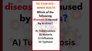SSC Exam Questions and Answers on Human Health | Biology MCQs
