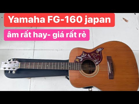 Đàn guitar Yamaha FG-160 japan âm rất hay. Giá: 1tr600k, guitar yamaha, guitar nhật 0936057750