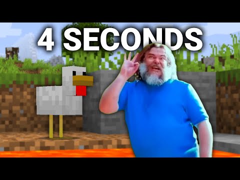 Minecraft Steve's Lava Chicken Speedrun WORLD RECORD