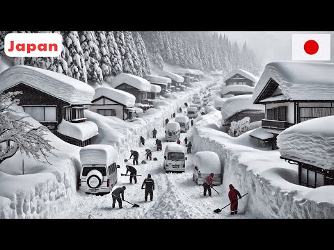 Chaos in Japan Today: Snowstorm Hits Japan, Causing Travel Nightmare & Disaster!