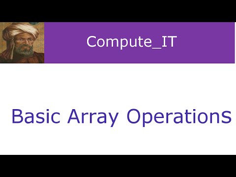 Basic Array Operations
