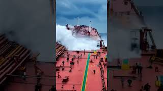 you won't believe this..😱(ai video)#ship #sea #ocean #waves #storm #fyp #tiktok #travel