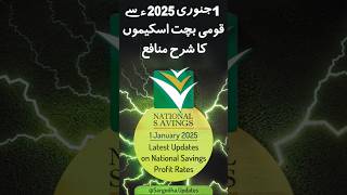 National Savings Profit Rates 2025 #savings #nationalsavings #nationalsavingsprofitrates