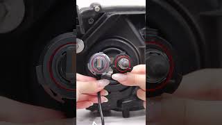 DIY Headlight Install — No Tools Needed!#fahren #ledlights #installation #led