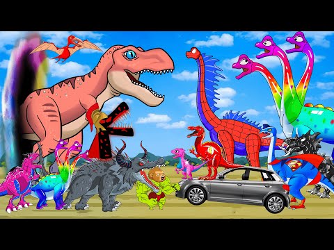 MECHAGODZILLA Monster: EXTINCT T-Rex in a Jurassic Monsterverse: What if Kong had Godzilla's powers?