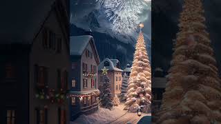 Christmas, relaxing piano #rain #heavyrainandthundersoundsforsleeping