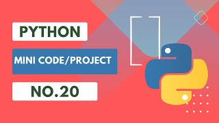 Python Mini Project/Code No 20: Filtering Even numbers from a list.