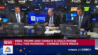 Trump held a call with Xi, Chinese media says