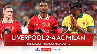 LATE drama in Milan victory! | Liverpool 2-4 AC Milan | Pre-season friendly highlights