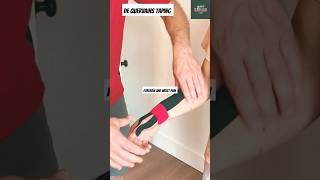 Try this!! Kinesiology Taping for forearm and wrist pain! 💯🔥 #pain #kinesiotape #painrelief