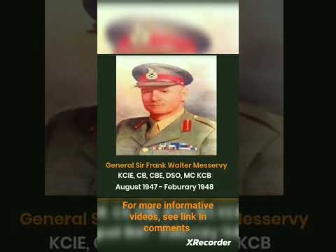 First Army Chief of Pakistan | Pakarmy | Pakhistory #history #pakarmy #cssprep #armychief #timeline