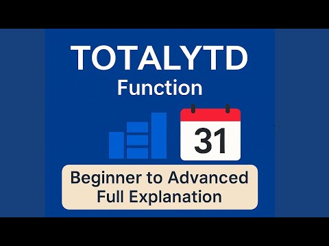 TOTALYTD DAX Function Explained | YTD Sales in Power BI with Example (Hinglish)