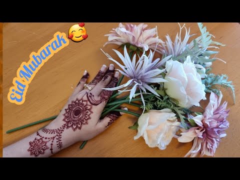 My Chand Raat preparation | Eid Mubarak | easy mehndi design for Eid by Sidra's Ideas