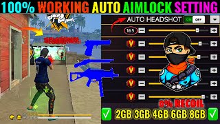 Free Fire Max Auto Headshot Trick 2025 Sensitivity ⚙️ 2gb, 3gb, 4gb Ram Headshot Sensitivity Setting
