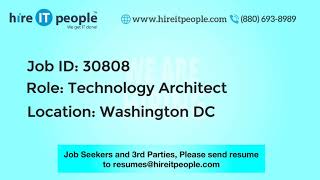 Cloud Platform Jobs | Azure Development & Solution Architecting Job, Washington, DC | Job ID 30808