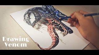 Drawing Venom - Speed Draw | AnnaMary