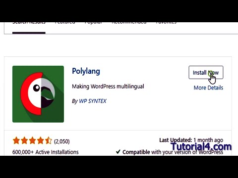 Polylang plugin - language switcher 2023