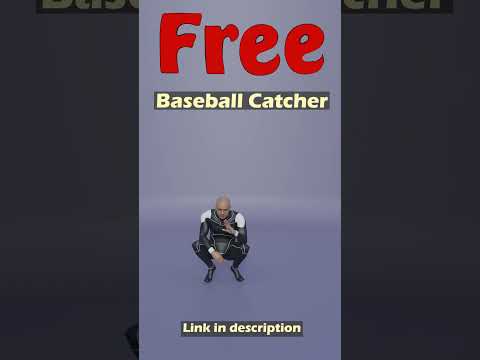 Baseball Catcher. Free Mixamo animation for Daz Studio's Genesis 9