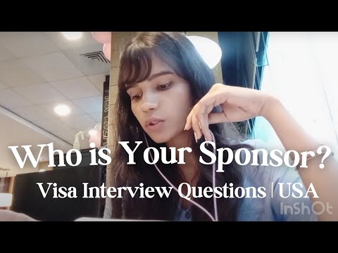 Sponsor for f1 visa | Q & A | #f12023 #f1visa #f1visainterview #f1 #usa #usvisa