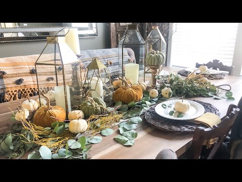 Decorating your Dining Table for Fall