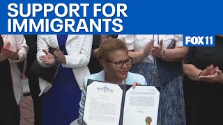 LA giving cash assistance to people impacted by immigration raids  | FOX 11 LA