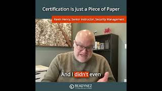 Certification is Just a Piece of Paper | But a Gateway to Knowledge and Growth